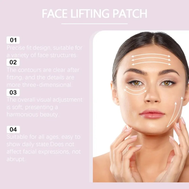Parches De Estiramiento Facial Viareline Para Mentón En Form