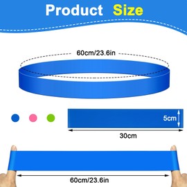 3 Pack Chair Bands, Natural Latex Stretch Foot Bands Chair Fidget Bands,Desks Stretch Foot Band ADHD Sensory Flexible Bands,for Sensory Issues Autism Anxiety Hyperactivity