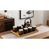 KEYDUACU Japanese Tea Set, Kiln-Formed Ceramic Tea Set, Plum Blossom