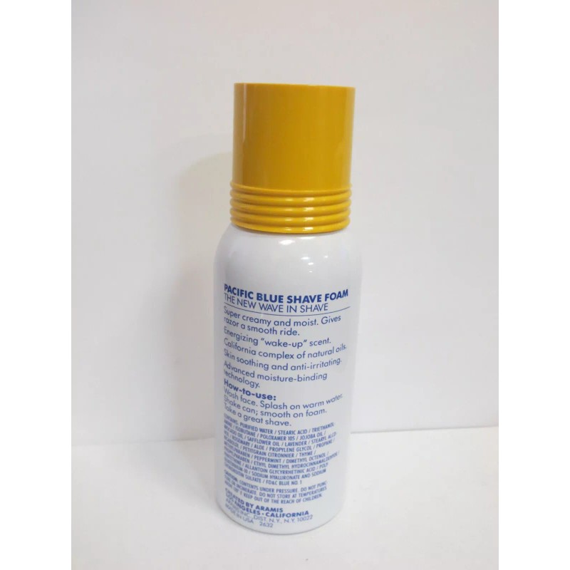 NEW WEST PACIFIC BLUE SHAVE FOAM 5.75 OZ NWOB LOT