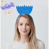 The Dreidel Company Hanukkah Menorah Headband, Light Up Flashing, Glow