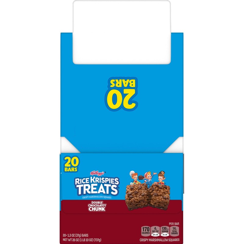 Rice Krispies Treats Marshmallow Snack Bars, Kids Snacks, School Lunch,