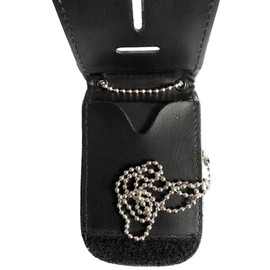 Neck Chain Badge and ID Holder with Extra Hidden Inside ID Card Storage