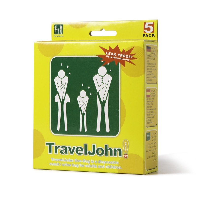 TravelJohn Vomit Bags - 5-Pack
