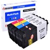 INK4WORK 5-Pack Remanufactured Replacement for Epson 802XL 802 T802XL T802