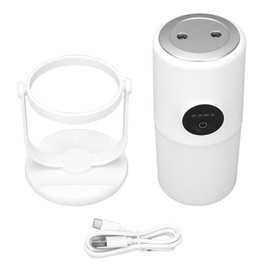 USB Desktop Humidifier Rechargeable Quiet Two Mist Mode 300ML Cool Mist Humidifiers with Stand for Bedroom Travel Office Home White