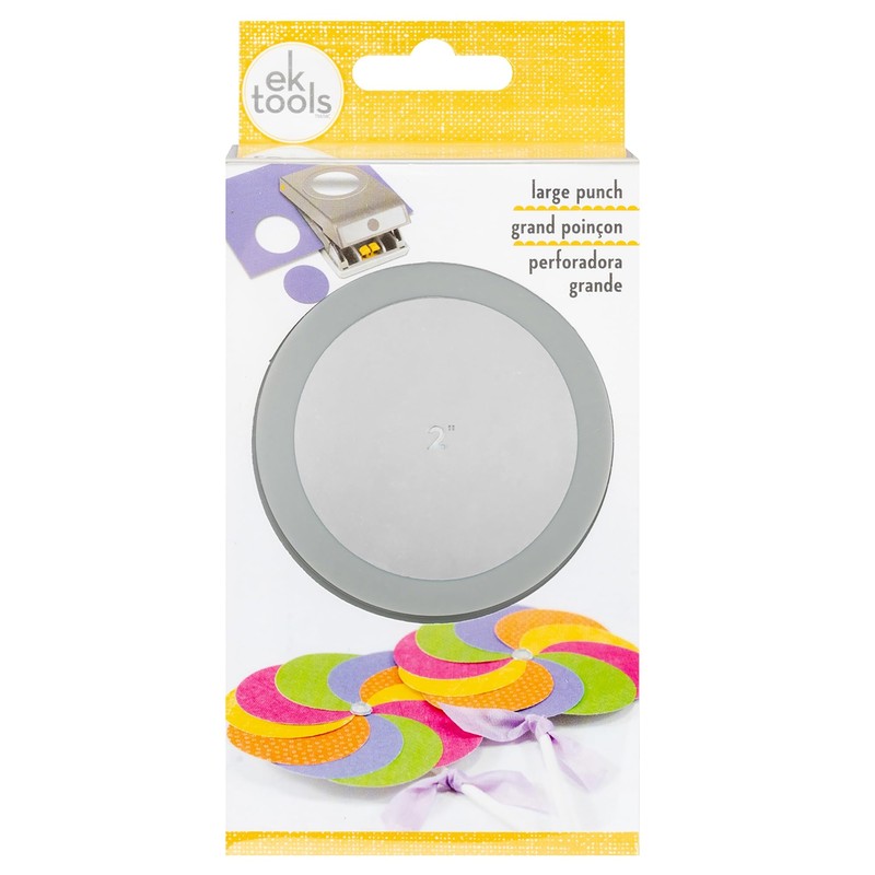 EK Success Dimensions 2 Inch Circle Punch, Metal, Multi-Colour, 13