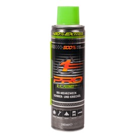 PROLUBE® BIO-MEHRZWECK SCHMIER-UND KRIECHÖL - 240 ml - Aerosolspray Premium-Multiöl biobasiert Schmiermittel Perfekt für Skatelager Kugellager