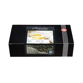 Schrader Tea Bags, Green Tea, China Jasmine Tea, Organic Quality, 25 Pyramid Tea Infusion Bags, 37.5 g