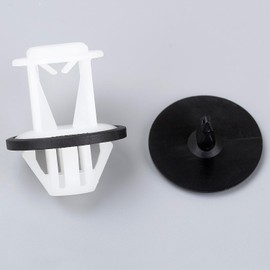 OAUTOO 10Sets Rocker Molding Retaining Clip Kit 000-991-72-98 000-991-74-98 for Mercedes A B C CLA CLS E GLA GLB Class 2010-On