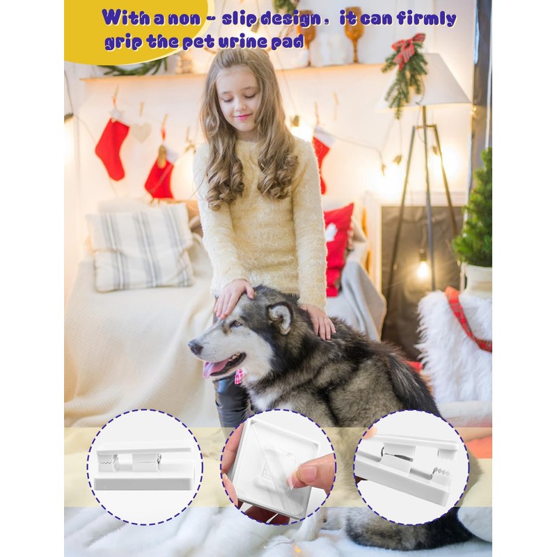 CAPHONT 4 Pcs Potty Training Dog Pee Pad Holder for