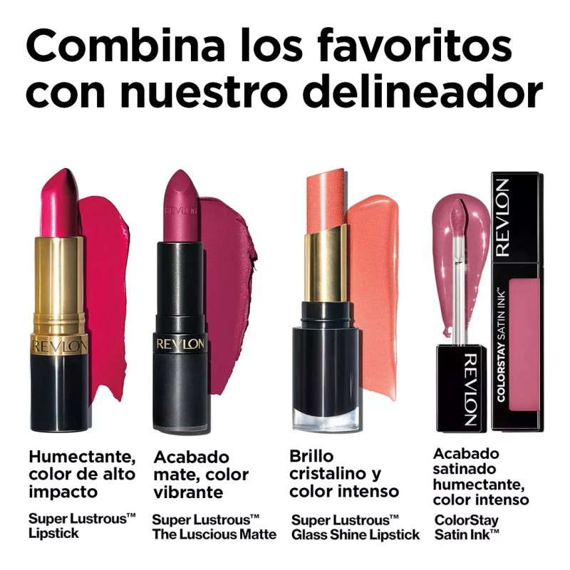 Revlon Delineador De Labios Colorstay Lipliner Tono Wine Indeleble