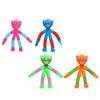4PCS Telescopic Suction Cup Toy Cartoon Reduce Pressure Plastic Shape