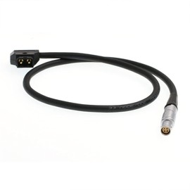 HangTon D-Tap Female 4 Pin Flexible Power Cable for Canon C300 Mark II C200