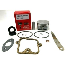 Piston Kit Compatible with Stihl BR500, BR550, BR600,BR700 Leaf Blowers Includes Crankshaft Seals, Exhaust Gasket, Valve Cover Gasket with Washer and Feeler Gauge