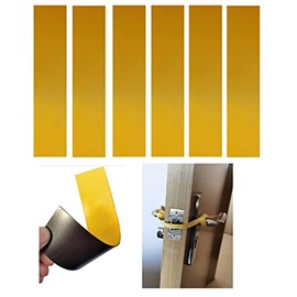 6 Pack Lockdown Magnetic Strips for School or Office Emergency Lockdowns Open The Preschool Door Durable Sheet Thickness 30mil Magnetic Strip (6)