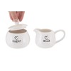 Premier Housewares Charm Milk and Sugar Set - White, Set