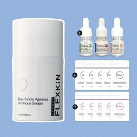 Flexkin Hyalstorm Ageless Luminous Serum 50ml + 15 samples / 플렉스킨 히알스톰 에이지리스 루미너스 세럼 50ml+샘플15종