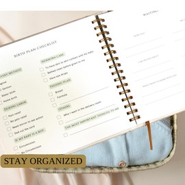 Pregnancy Journal Keepsake Memory Book for Expecting Moms, Captures Every Milestones Through the Pregnancy till Baby’s 1st Year – Crafted with 160gsm Paper (SAGE GREEN)