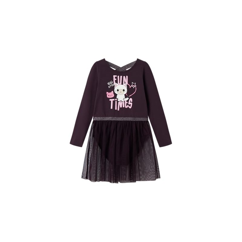 NAME IT Girl Gabby's Dollhouse Tracksuit, Plum Perfect