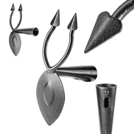 KADAX Carbon Steel Double Hoe Combination Hoe Airing and Loosening Soil Garden Accessories for Loosening and Weeding Garden Tool without Handle