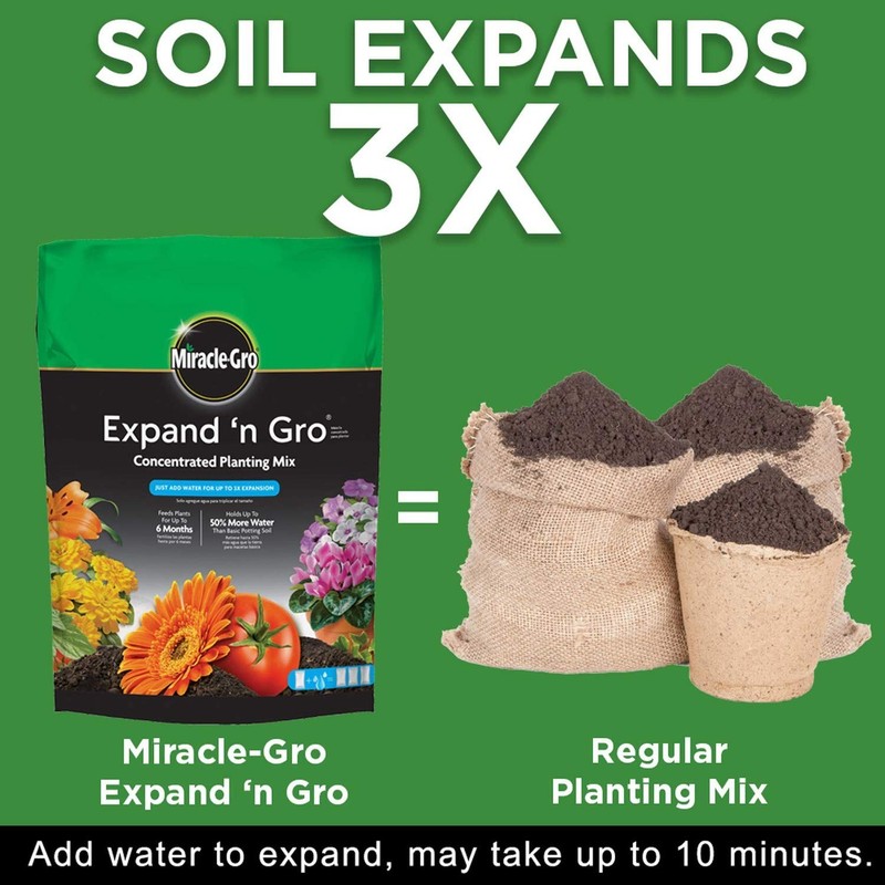Miracle-Gro Expand 'N Gro Concentrated Planting Mix, .67 cu. ft.