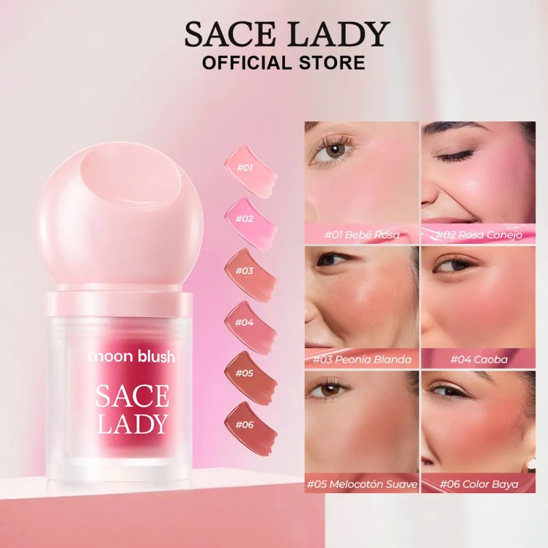 Sace Lady Rubor Líquido Serum Waterproof Maquillaje Multifun 03
