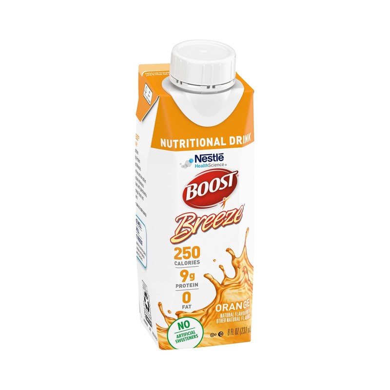 BOOST Breeze Clear Nutritional Drink, 9g Protein, 250 Nutrient-Rich Calories,