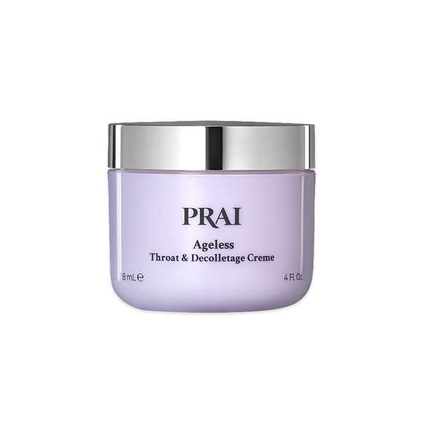 PRAI Beauty Ageless Throat & Décolletage Creme - Anti-Aging & Anti-Wrinkle Firming Neck Moisturizing Creme - 4.0 Oz
