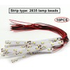 HUAZIZ 10 pieces 9-LED house lighting, 15 cm, warm white