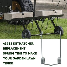 CADOAHJ 43783 Dethatcher Tines Replacement, Fit for Agri-Fab Craftsman De-Thatcher, Lawn Tractor Dethatcher Attachment Dethatcher Tine Replacement (10 PCS)