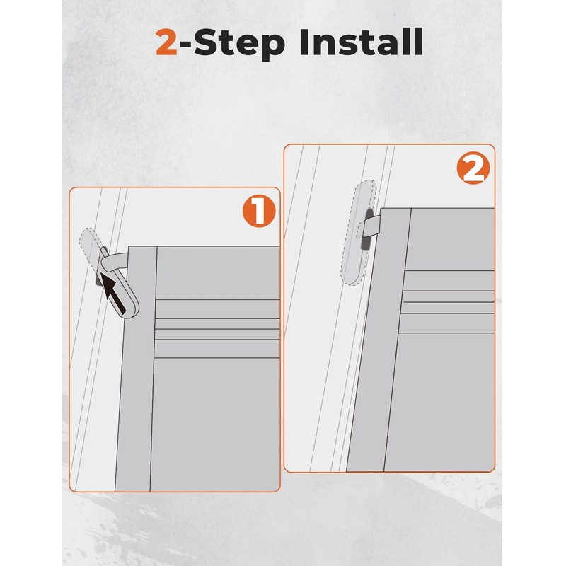 KEMIMOTO Dash Storage Nets 2pcs, Compatible with Can-Am Defender &