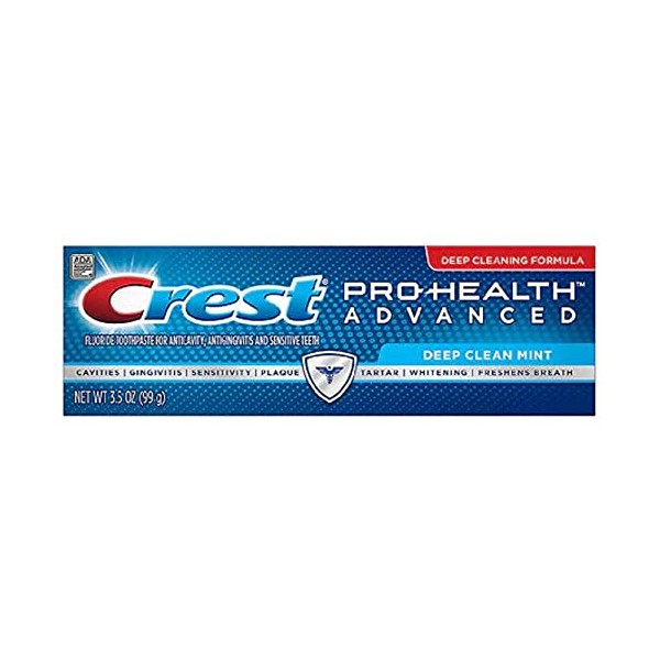 Crest Pro-Health Advanced Extra Deep Clean Mint Toothpaste3.5 oz.(Pack of 3)