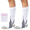 360 RELIEF 2 Pairs Copper Compression Socks - Women &