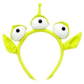Leziazany Leziazany Alien Headband Stretchy Plush Eyeball Headband Three Eye Plush Alien Monster Headband for Christmas party cosplay