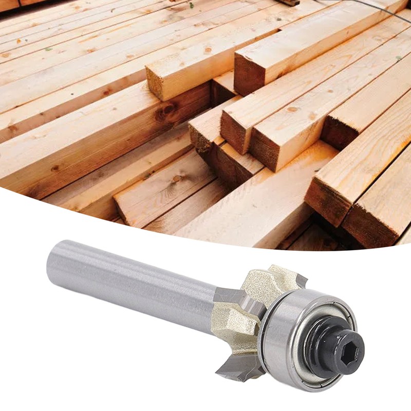 Round Over Router Bit Roundover Edge Bit Woodworking Chamfer Tool