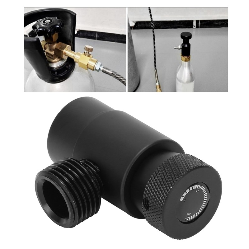 Soda Cylinder CO2 Refilling Adapter Valve Aluminum Alloy ASA with