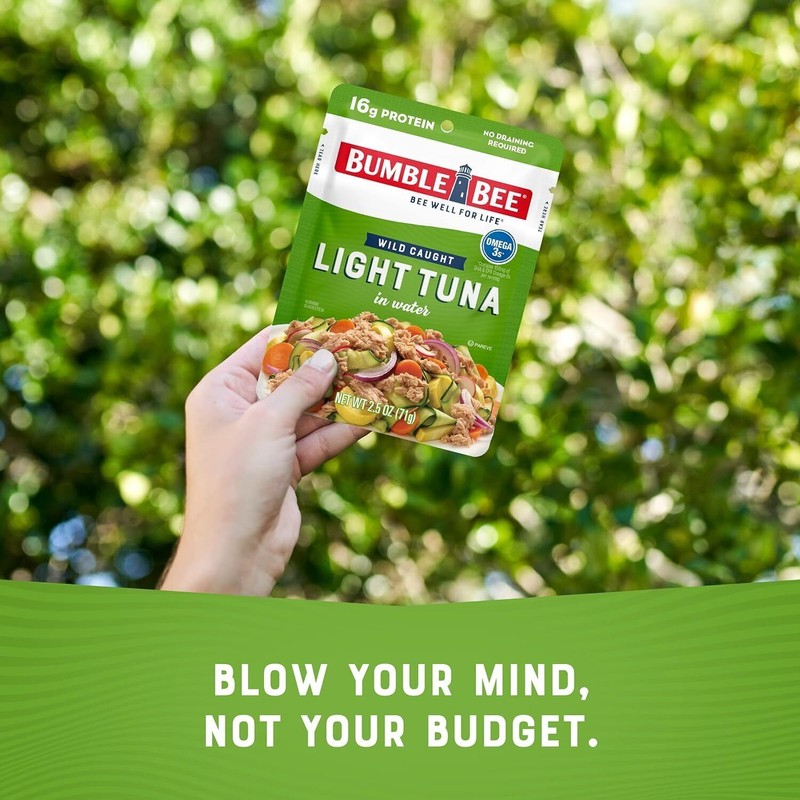 Bumble Bee Premium Light Tuna In Water 2.5Oz Pack Of