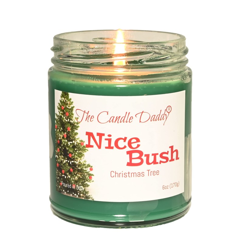Nice Bush Holiday Candle - Funny Blue Spruce Scented Candle