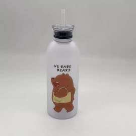 KH Vaso Oso Escandaloso Termo Niños Bears Regalo 1l Con Popote