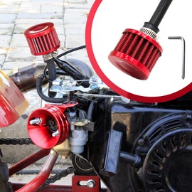 KTUMININV 212cc Air Filter Valve Cover Breather Filter for Predator 196cc 6.5hp Coleman CT200U BT200X CT200U-EX Baja Warrior MB200 GX160 GX200 Mini Bike Go kart Performance Parts