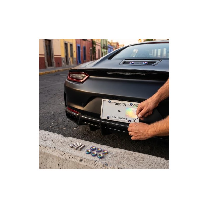 titular de la placa de matrícula, Modificación del automóvil Perno
