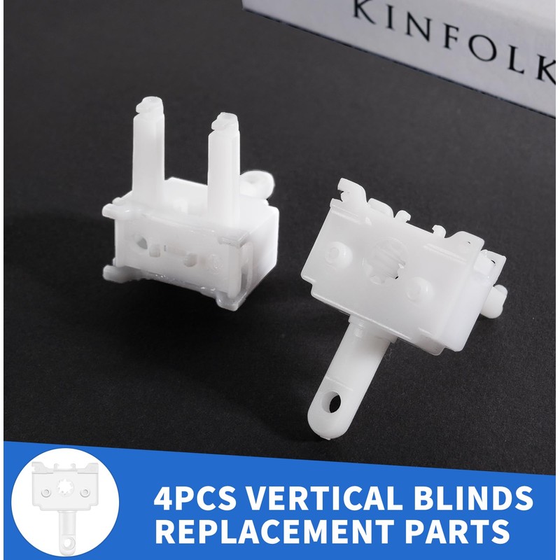 4PCS Vertical Blinds Replacement Parts Window Blinds Repair Kit Easy