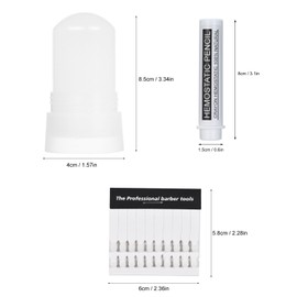 Stops Bleeding Styptic Pencil Alum Matchsticks Alum Stone 100% Natural After Shave Styptic Matches Stick Stone Shave Accessories for Men Razor Nicks Barber Home Use