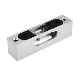 Metal high-Precision Adjustable Level, Small Level bar Level, Level Bubble, Square Level Bubble, Magnetic Properties (White（Noctilucent）)