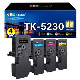 GPC IMAGE TK5230 TK-5230 for Ecosys M5521cdw P5021cdn M5521cdn P5021cdw TK 5230 (Pack of 4)