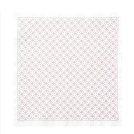 Olympus Thread Hitomezashi Sashiko Hana Fukin Plaid Printed Fabric Embroidery Kit