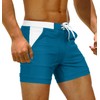 TACVASEN Swim Trunks Men Swimming Shorts with Pockets Mens Swimwear