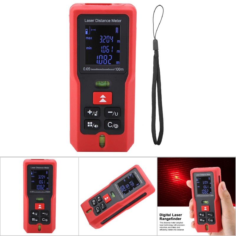 M Series Digital Laser Distance Meter Range Finder Tape Distance