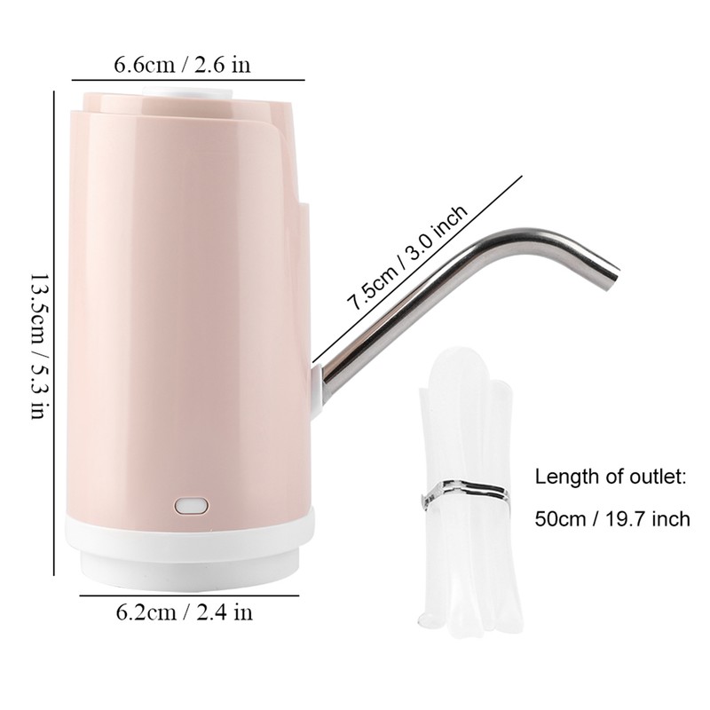 Electric USB Rechargeable Water Pump Automatic Bottle Water Dispenser Switch